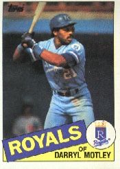1985 Topps Baseball Cards      561     Darryl Motley